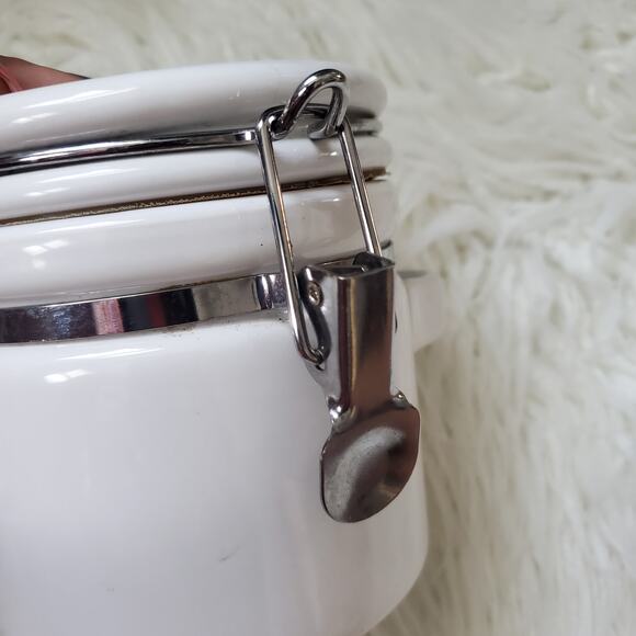 Alco Ceramic White Clamp Canister - Picture 7 of 13